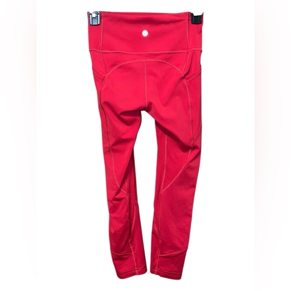 Lululemon Fast and Free 7/8 Tight 25” – Dark Red – Size 4 - Picture 3 of 3